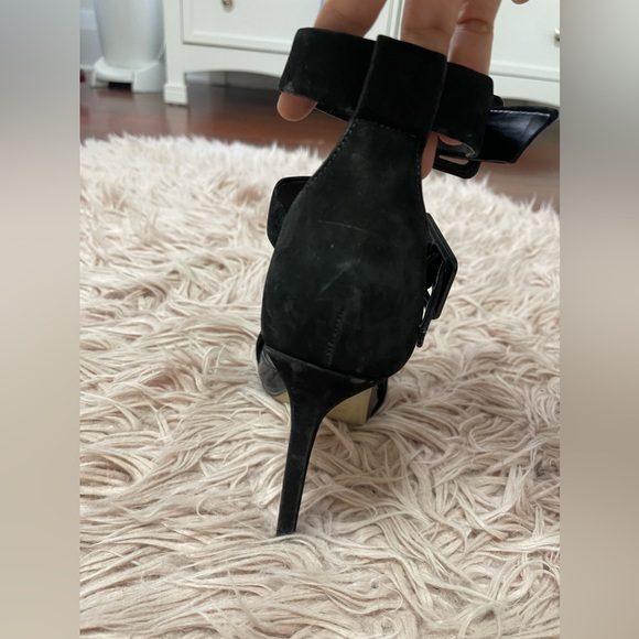 2 for $15 Aldo black sandals , Heels | ankle straps | size 38 - Picture 2 of 6